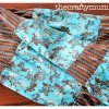 tiered skirt turquoise brown make it perfect