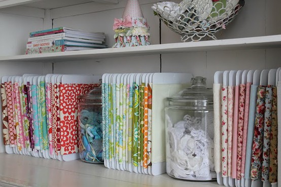 fabric storage on cards