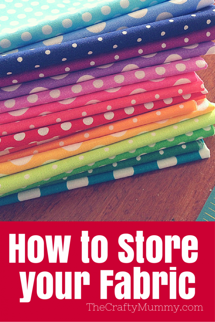 How to Store your Fabric: Lots of ideas on how to store fabric - drawers, boxes, hanging and more. Be inspired!
