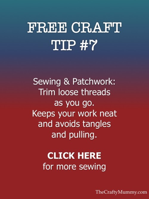 free craft tip sewing trim threads 
