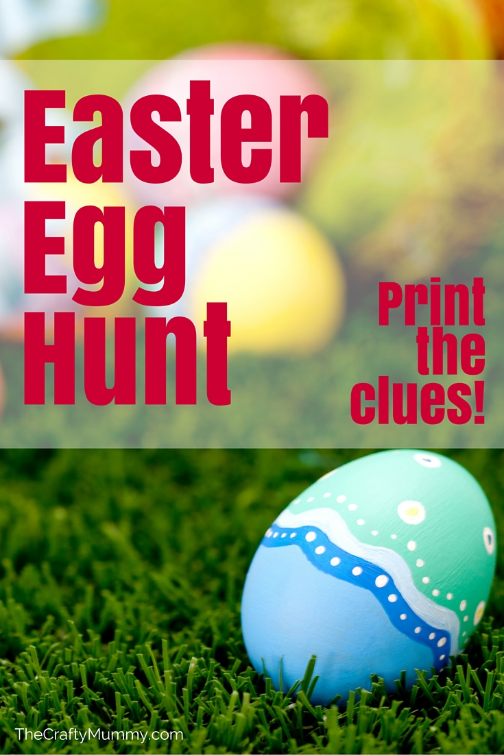 Easter Egg Hunt with Clues: Planning an Easter Egg Hunt at your place? Print out free clues to get you started.