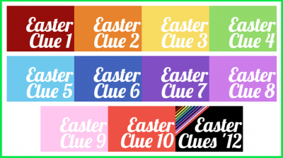 easter egg hunt with clues