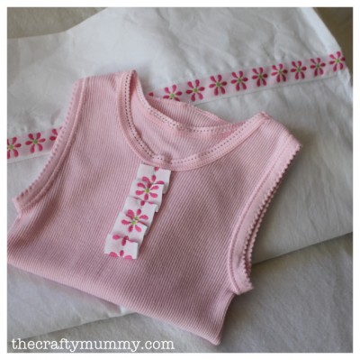 baby sheet singlet BigW baby gift sheet singlet ribbon BigW