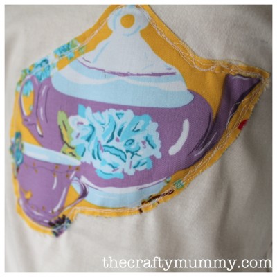 applique teapot shirt