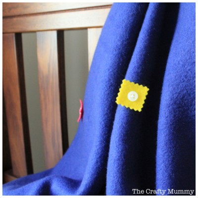 polar fleece blanket blue