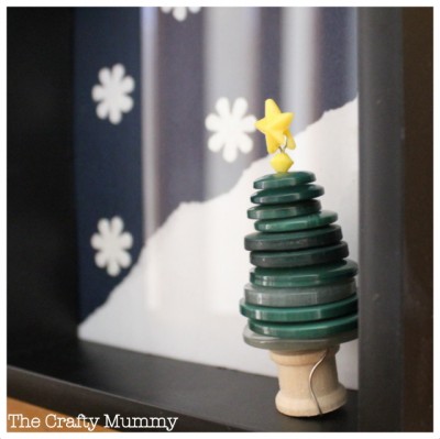 Christmas shadow box shadow box snow tree Christmas