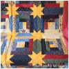 log cabin star quilt