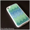 cross stitch chevron iphone case