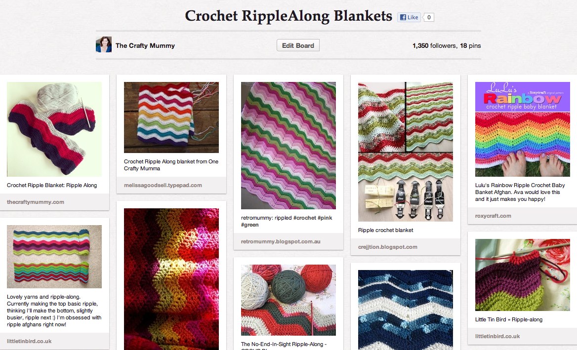 Crochet RippleAlong Blankets
