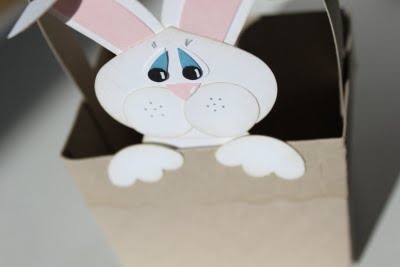 bunny rabbit basket from Just Julie B's Stampin' Space