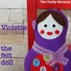 felt russian doll