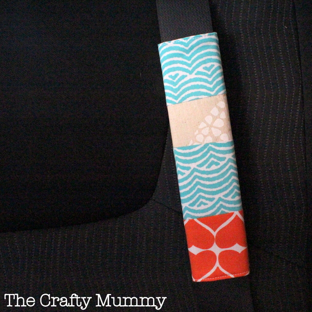 patchwork seat belt cover