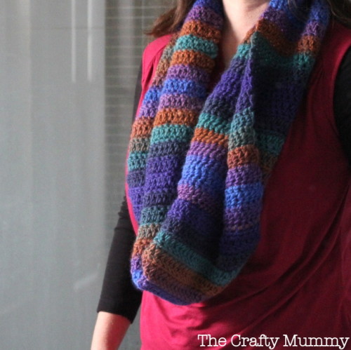 crochet infinity scarf