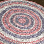 crochet a rag rug with fabric