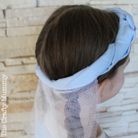 make a head dress for maid marion costume