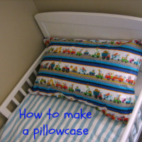 How to Sew a Pillowcase