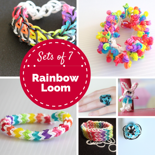 Sets of 7 Rainbow Loom Projects