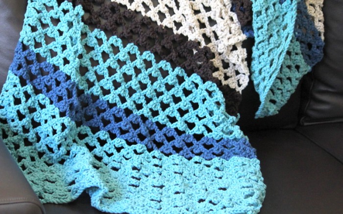 lacy crochet wrap shawl