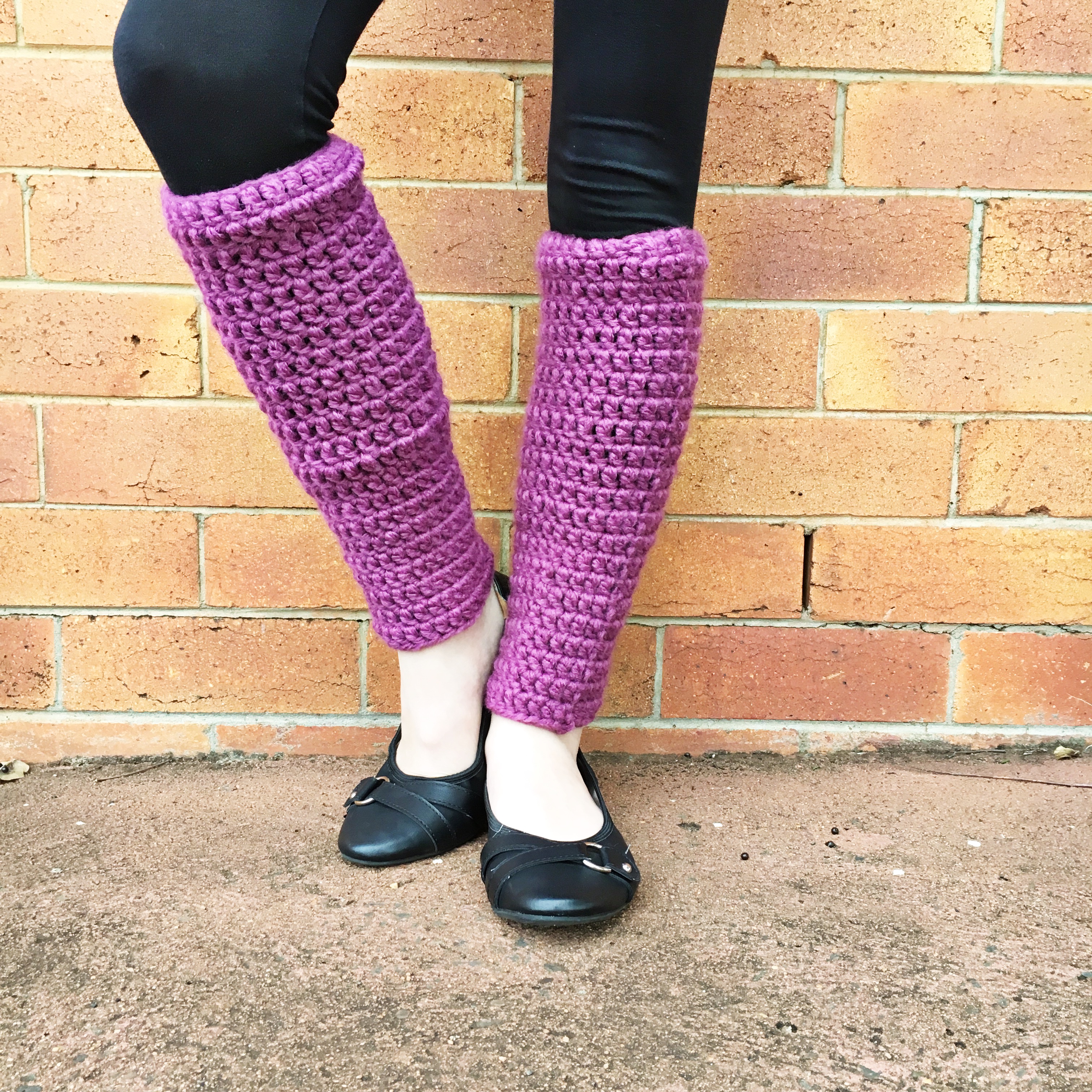 Beginner-Friendly Crochet Leg Warmers Free Pattern from B.Hooked