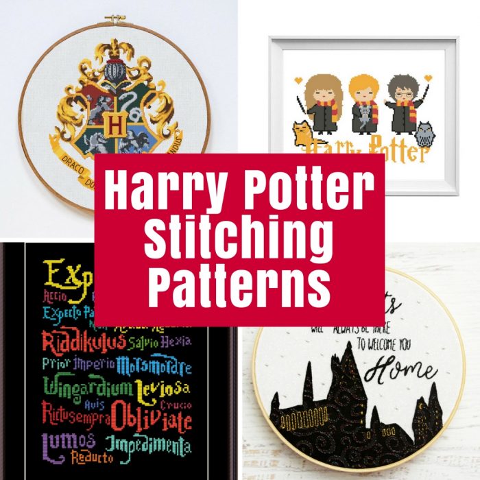 These Harry Potter stitching patterns are perfect for the HP fans in your world and are small enough to stitch up quickly.