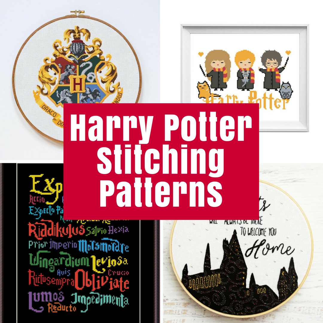 Free Harry Potter House Crest Cross Stitch Charts