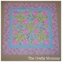 pink mini quilt