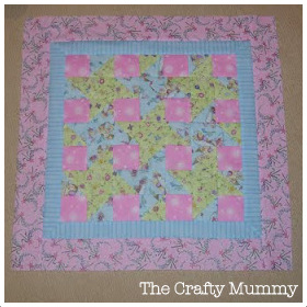 pink mini quilt