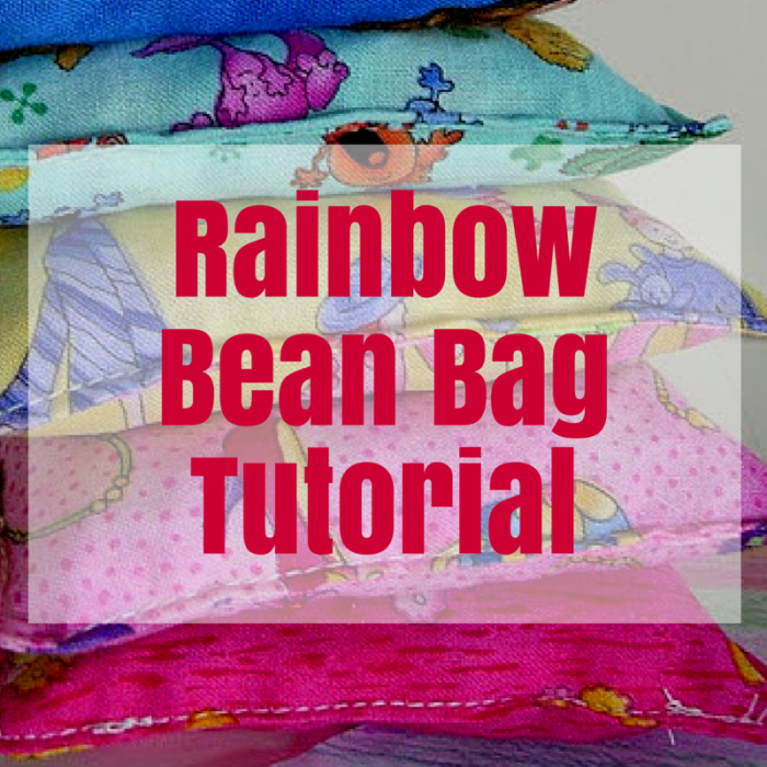 Rainbow Bean Bag Tutorial (1)