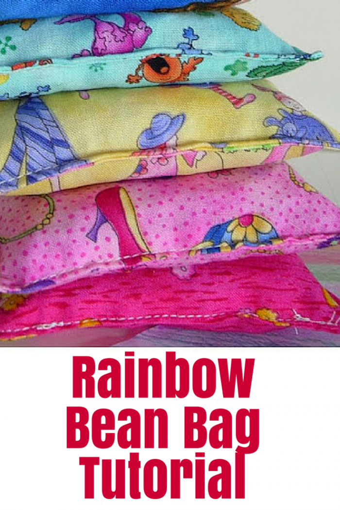 Rainbow Bean Bag Tutorial