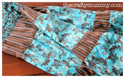 tiered skirt turquoise brown make it perfect