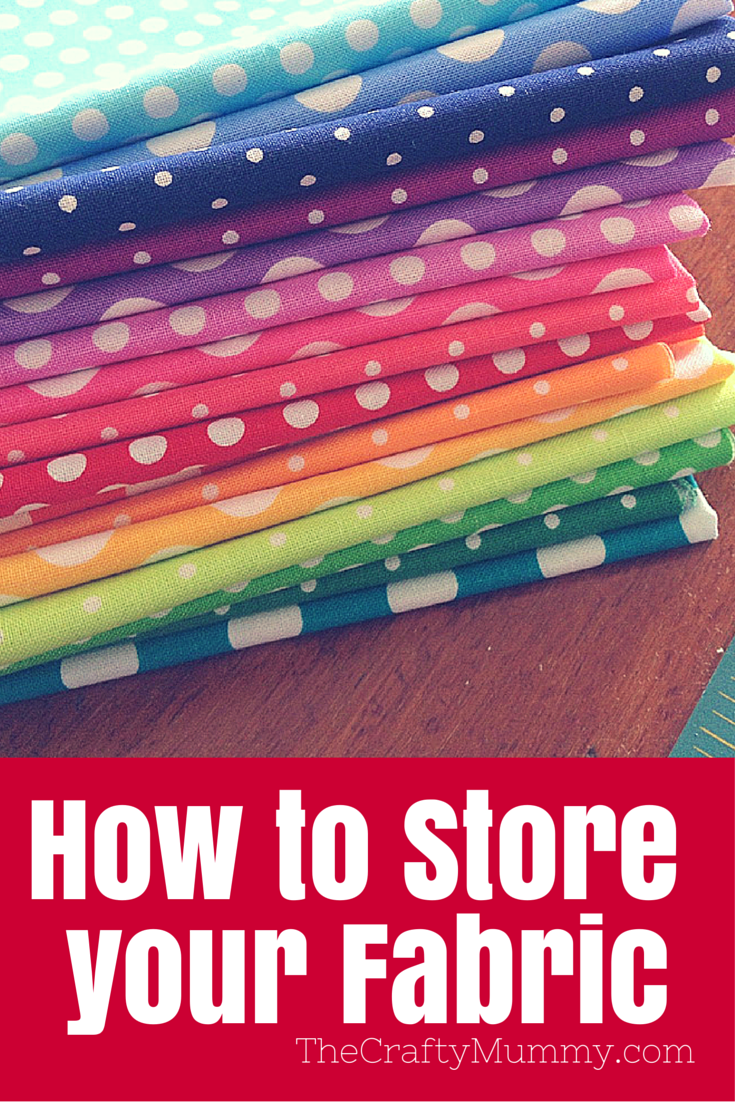 How to store your fabric stash