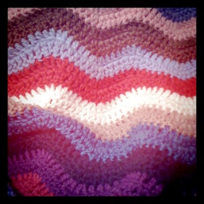 crochet blanket ripple 
