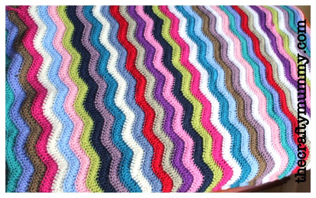 crochet ripple blanket