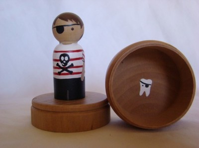 pirate peg doll tooth box
