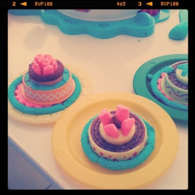 play doh cakes