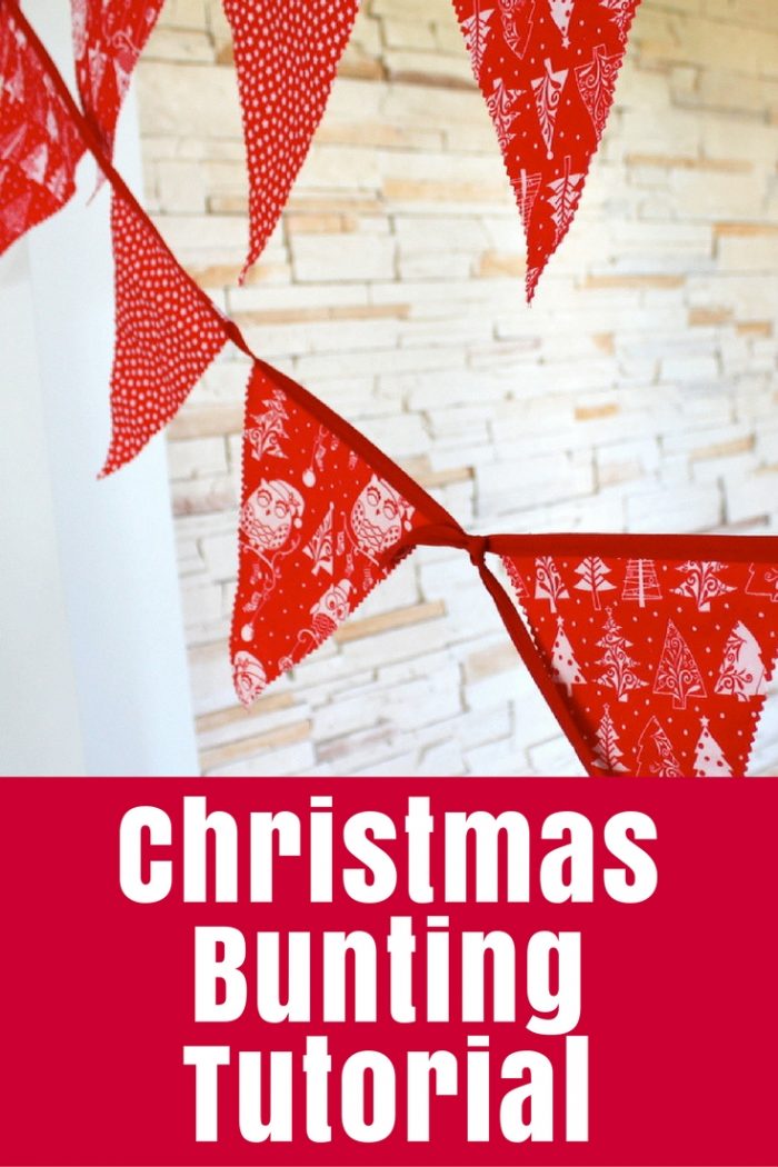 Create easy strings of bunting or flags in any size with this step-by-step bunting tutorial - perfect for Christmas, birthdays and more.