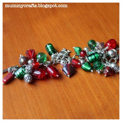 Christmas bracelet beads bells