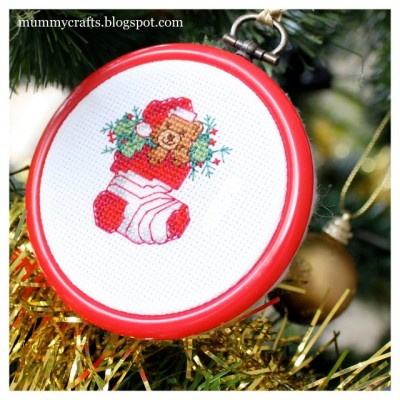 cross stitch ornament Christmas