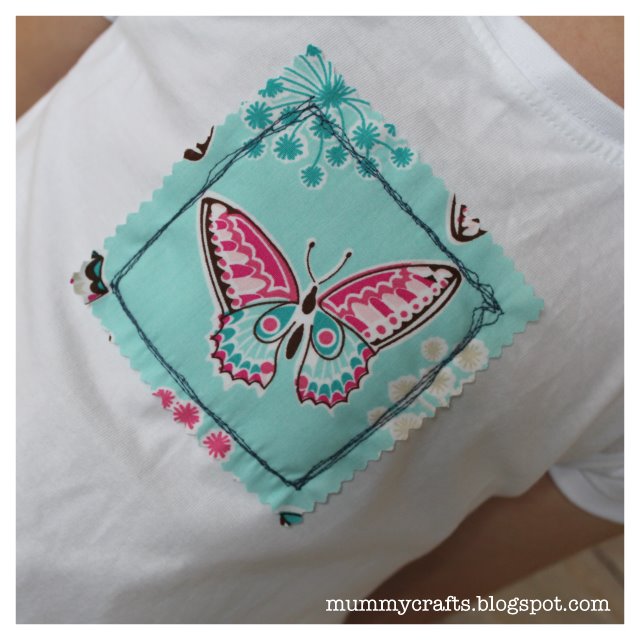 butterfly shirt applique