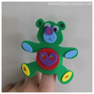 finger puppet bear craft