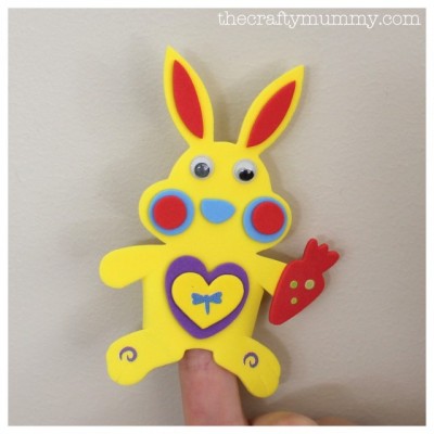finger puppet rabbit craft