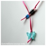 ribbon butterfly bookmark