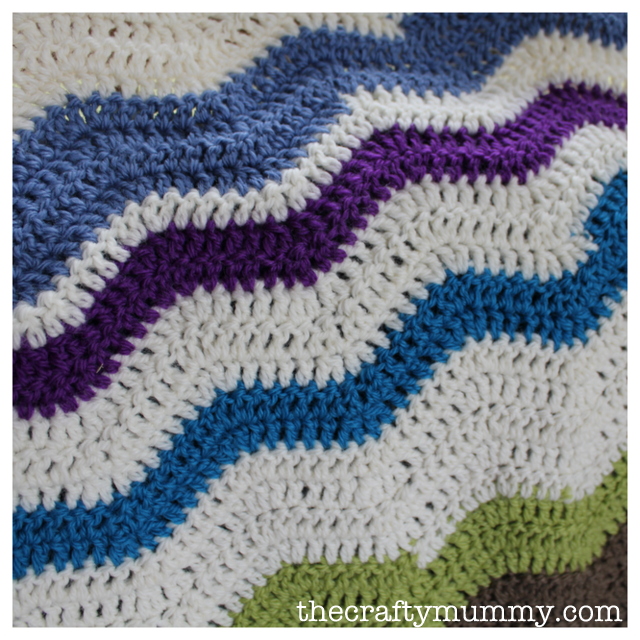 crochet ripple blanket