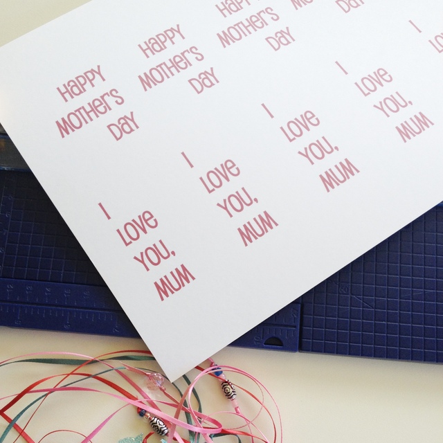 mother's day bookmark beaded printable
