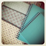 notebooks to cover in fabric