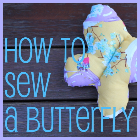 How to sew a butterfly