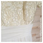 wedding dress lace bodice
