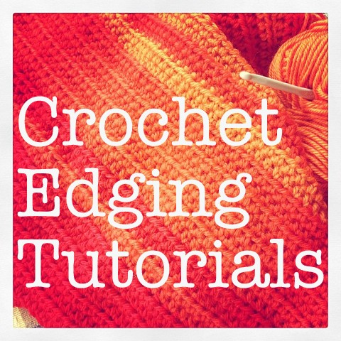 There are lots of simple edgings that can be used on crochet blankets. I've collected some tutorials and links to finish crochet blankets. (click through for tutorial links)