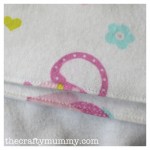baby gift flannel wrap tutorial