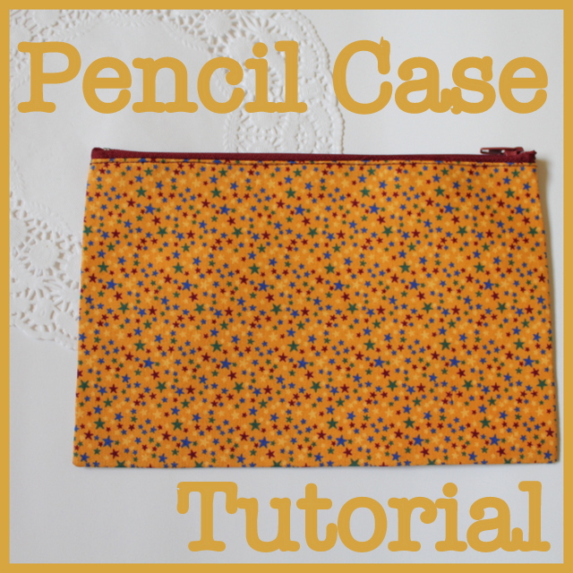zippered pouch pencil case tutorial